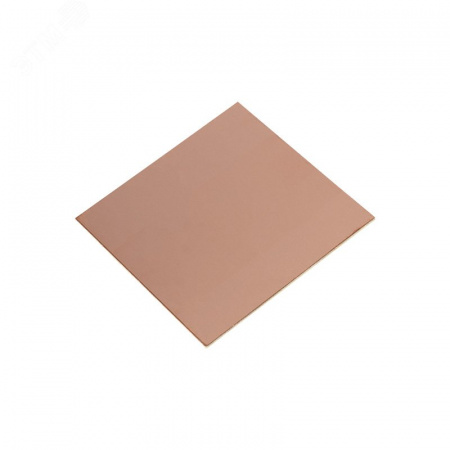 Стеклотекстолит 1-сторонний 100x100x1.5 мм 35 00 (35 мкм), REXANT