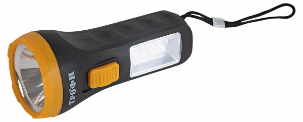 Светодиодный фонарь Трофи UB-101 универсальный на батарейках 1Вт 1 SMD+4 LED 1хAA Элементы питания в комплект не входят