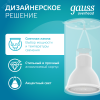 Светильник накладной ДБО под лампу 1хGU10 AC 220В Белый IP20 100х56х100мм Алюминий Basic Gauss