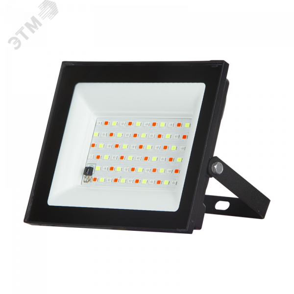 Прожектор светодиодный LED ДО PFL-30W RGB-RC черный IP65 JazzWay