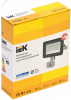 Прожектор СДО 07-20Д светодиодный серый с ДД IP54 IEK
