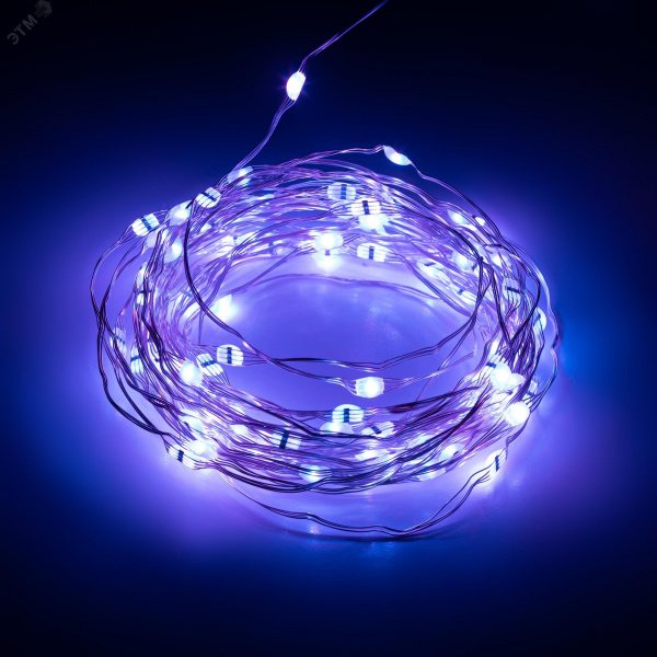 Гирлянда Нить с пультом, RGB, 5 м, 220 V, с таймер, с музыкой, с упр. через моб. прилож., длина провода ЕGNIG - PU