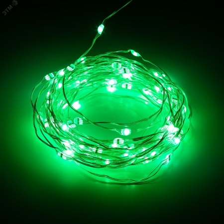 Гирлянда Нить с пультом, RGB, 5 м, 220 V, с таймер, с музыкой, с упр. через моб. прилож., длина провода ЕGNIG - PU