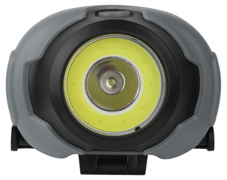 Фонарь налобный светодиодный 5Вт 310Лм IP40 SMD+COB 3 режима на батарейках 3xAAA (в комплект не входят) GB-710 Криптон