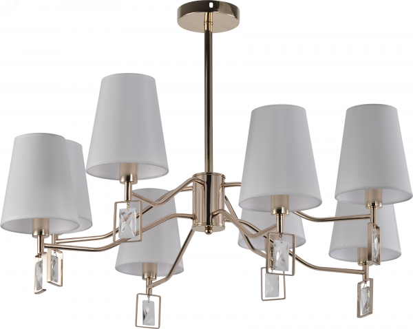 Люстра Cristal 2095-308 8 х Е14 40 Вт классика Rivoli (Б0062117)