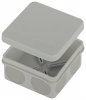 Коробка распаячнаяKOR-80-80-40-9g-2MP двухкомпонентная безгалогенная атмосферостойкая 80х80х40мм прямой монтаж