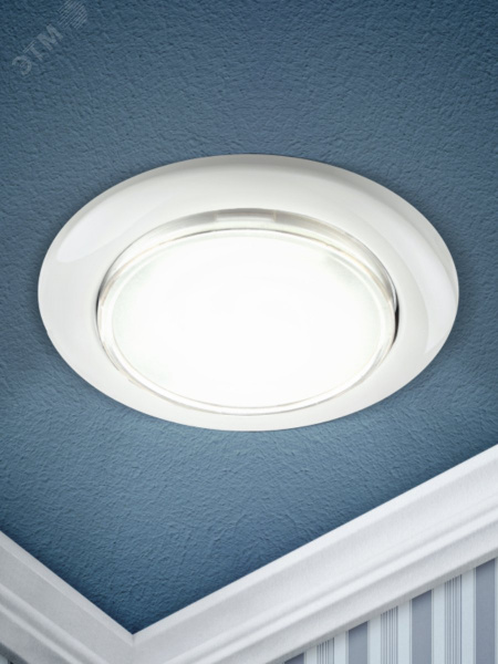 Светильник KL35 WH есо Светильник под лампу Gx53,220V, 13W ,белый KL35 WH eco