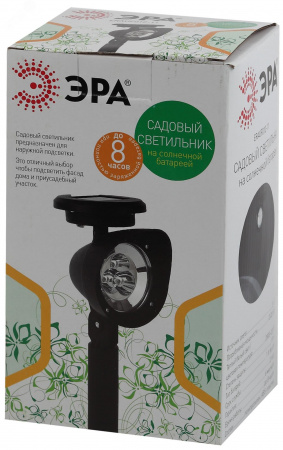Садовый светильник 3 LED на солнечной батарее ERAUF012-11