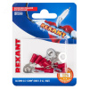 Наконечник кольцевой изолир  6.5 мм 0.5-1.5кв мм красный, 10 шт, REXANT