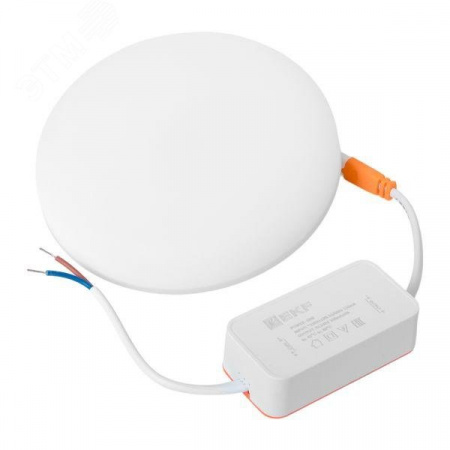 Светильник светодиодный ДВО 1106 круглый 18Вт     6500K IP20 LUMA EKF