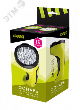 Фонарь аккумуляторный AccuF2-L15-gn (зел./черн.)