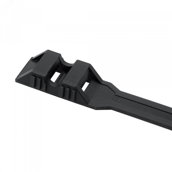 Хомут P6.6 с плоским замком, черный 9x300