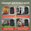 Звонок дверной беспроводной на батарейках 38 мелодий 180м IP20 с регулятором громкости и световой индикацией черный 3АА/А23 C88