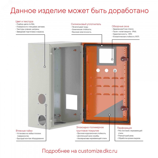 Корпус навесной ST с М/П ВхШхГ 800х600х250 мм     RAL3020