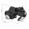 Фонарь налобный светодиодный 5Вт 400/200Лм IP40 SMD 3 режима аккумуляторный GA-805
