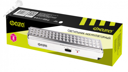 Фонарь AccuF9-L60-wh (бел.)