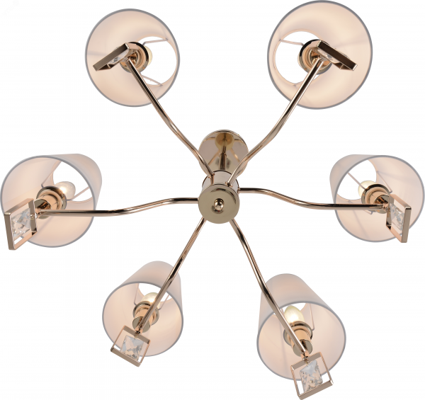 Люстра Cristal 2095-306 6 х Е14 40 Вт классика Rivoli (Б0062113)