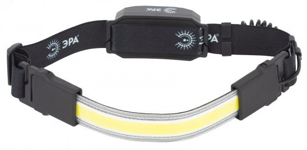 Фонарь налобный светодиодный 5Вт 350Лм IP40 SMD+COB 3 режима аккумуляторный GA-807 Кибер miscro USB