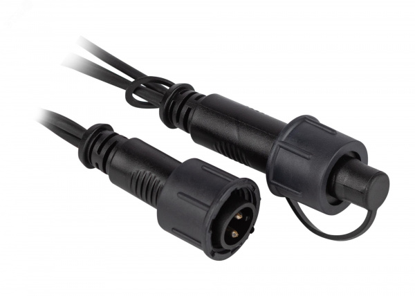 Гирлянда 100LED Бахрома 2м*0,7м, желтый свет, черн. каучук, 220В, IP65 ERAPS-BZ1