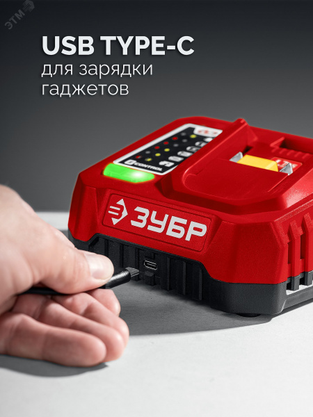 Зарядное устройство для LMS АКБ БЗУ-20-1, 20 В, 1 порт, 1 х 3 А