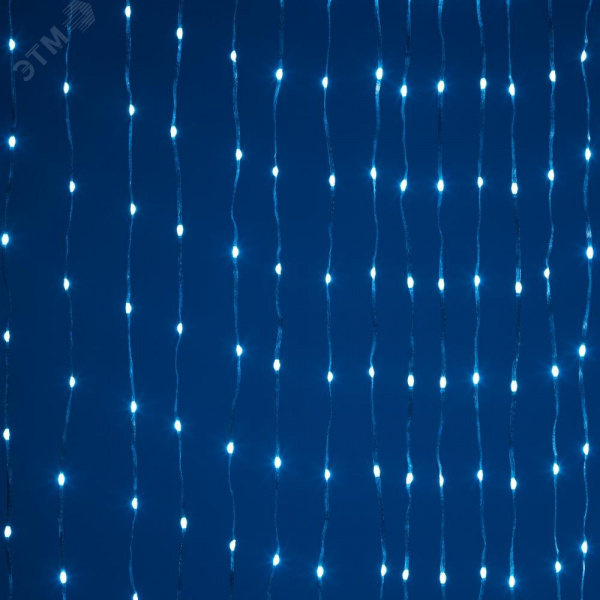 Умная гирлянда Занавес RGB, 2*2 м, управление через моб. прилож., Bluetooth, 400 LED, IP44, 220 В ERASG -02