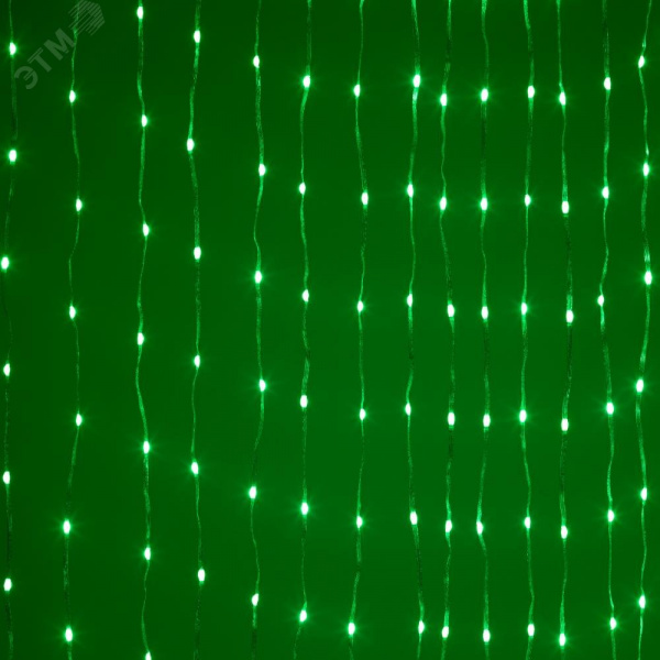 Умная гирлянда Занавес RGB, 2*2 м, управление через моб. прилож., Bluetooth, 400 LED, IP44, 220 В ERASG -02