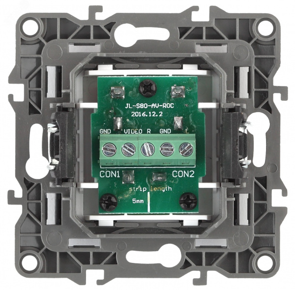Розетка RCA, Эра12, слоновая кость, 12-3113-02
