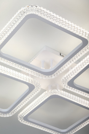 Светильник потолочный светодиодный Nikki 6112-106 104 Вт LED 2800К - 6200К модерн с пультом Rivoli (Б0060852)