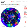 Гирлянда LED Нить 10 м ENIN-10M мультиколор 8 режимов, 220V, IP20 (60/720)