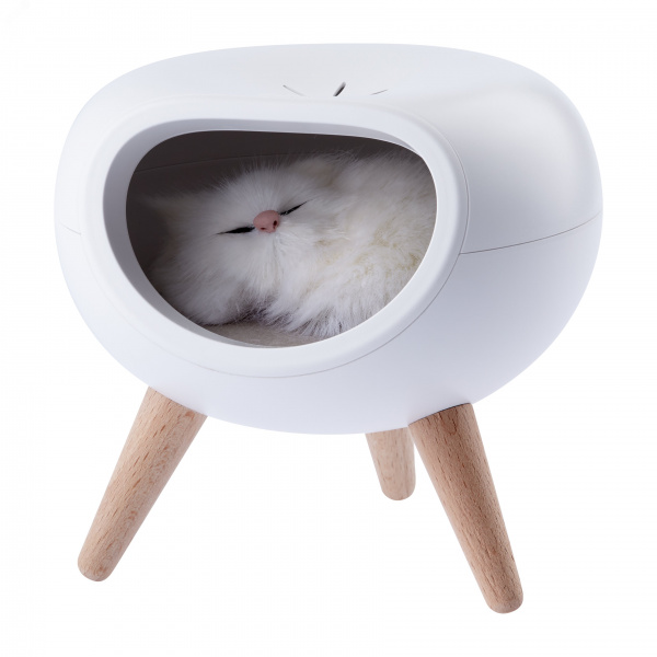 Ночник детский - светильник светодиодный NLED-467-1W-W котик белый