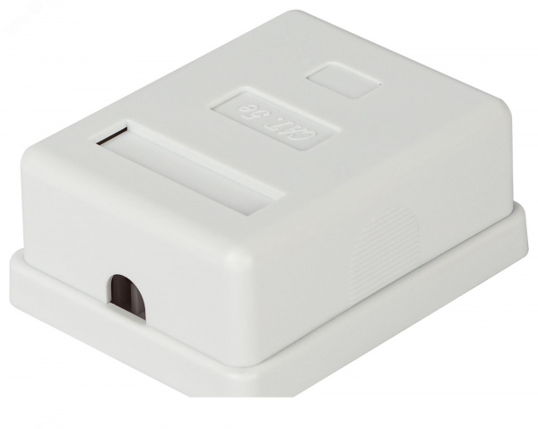 Розетка компьютерная RJ-45 категория 5е неэкранированная 1-порт упаковка 40 штук