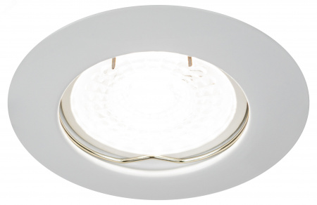 Светильник штампованный MR16,12V/220V, 50W белый ST3 WH