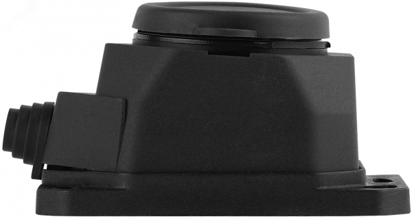 Колодка каучук с/з 1гн 16A IP44 черная K-1e-B-IP44