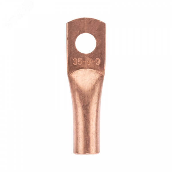 Наконечник медный ТМ 35-8-9 (35кв мм - 8мм) 100шт, REXANT