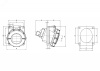 Розетка скрытой установки с наклоном IP67 16A 3P+E+N 400V