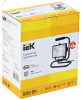 Прожектор ИО500П(переноска) галогенный черный IP54 IEK