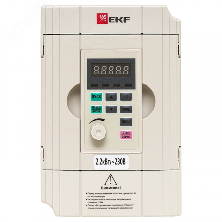Преобразователь частоты 2.2/4кВт 1х230В VECTOR-100