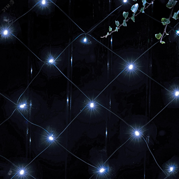 Сеть 150 LED на солнечной батарее холодный свет 2м*1,35м ERASS024-15