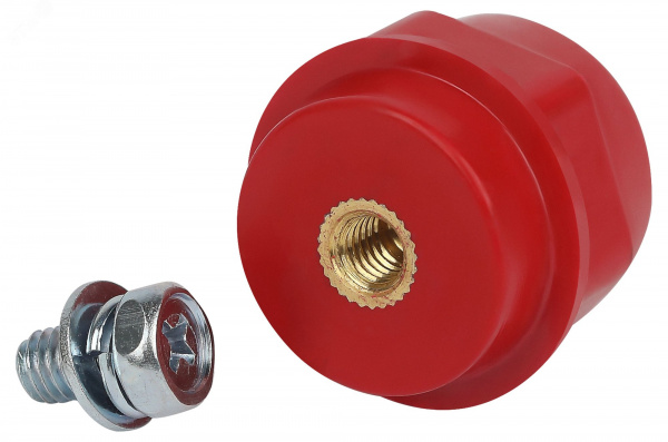Изолятор NO-224-148 SM-25 с болтом (Н25хD30мм М6) 6кВ