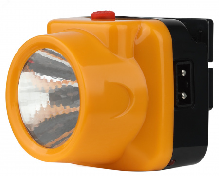 Фонарь налобный светодиодный 1Вт 80Лм IP40 SMD аккумуляторный TG1 4V0.5Ah, 1xLED, ЗУ 220V Трофи