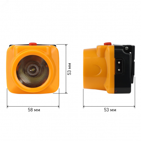 Фонарь налобный светодиодный 1Вт 80Лм IP40 SMD аккумуляторный TG1 4V0.5Ah, 1xLED, ЗУ 220V Трофи