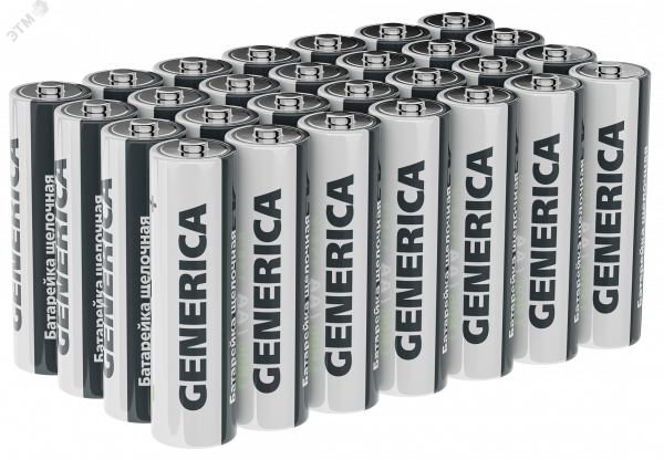 Батарейка щелочная Alkaline LR06/AA (28/бокс) GENERICA