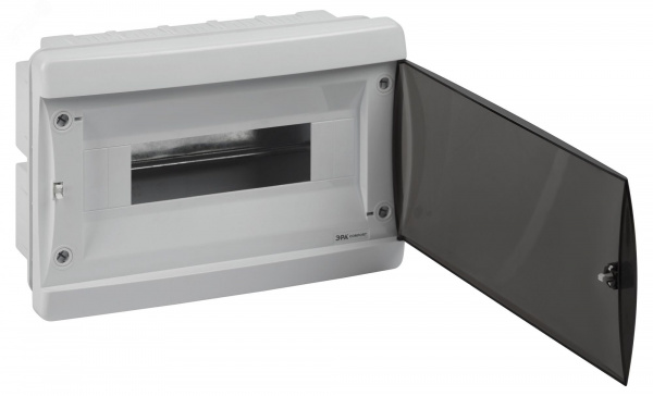 Корпус пластиковый встраиваемый ЩРВ-П-12 IP40 прозрачная крышка белый COMFORT