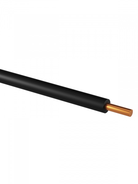 Провод ПуВнг(А)-LS 1х1,0 ГОСТ (800м), черный TDM