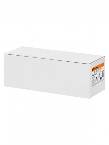 Выключатель кнопочный с индикацией ВКИ-47 синий (LED) 2НО;1НЗ AC/DC TDM