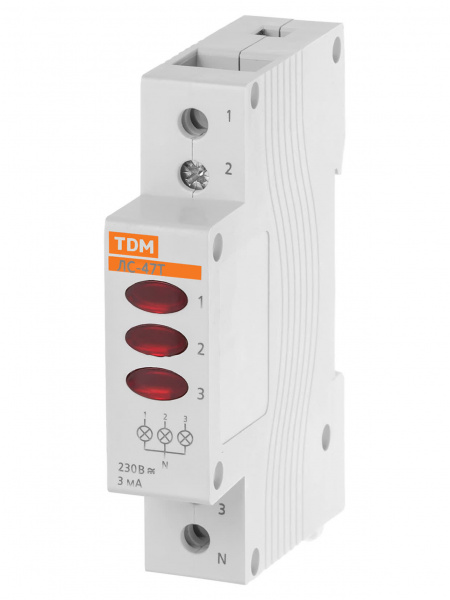 Индикатор фаз ЛС-47Т (LED) AC/DC TDM
