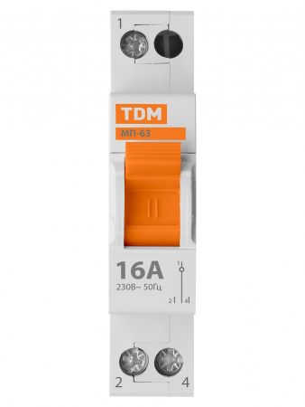Модульный переключатель трехпозиционный МП-63 1P 16А TDM