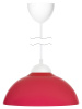 Светильник НСБ 1122/1 "Home mini" 15 Вт, Е27, красный, шнур белый TDM