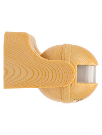 Датчик движения  настенный ДДС-02С (1100Вт, 5-480с, 6м, 5+Лк, 180гр, IP44), "ЭКО" сосна TDM