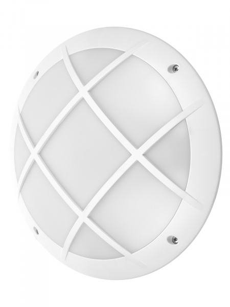 Светильник НБУ 05-60-008 "Мегас 2" белый с решеткой IP64 TDM